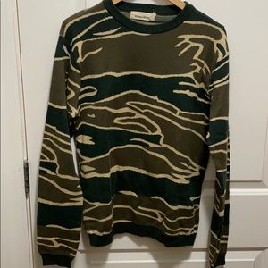A standard Issue camo sweater